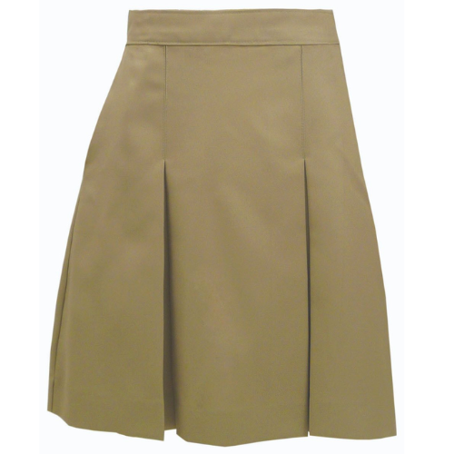 At The Knee Kick Pleat Skirt-1034BSR