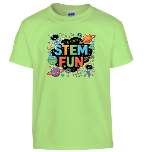 STEM Fun T-shirt-Lime