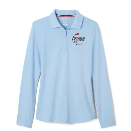 Long Sleeve Pique Polo-8766