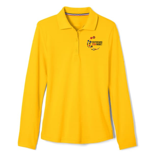 Long Sleeve Pique Polo-8766