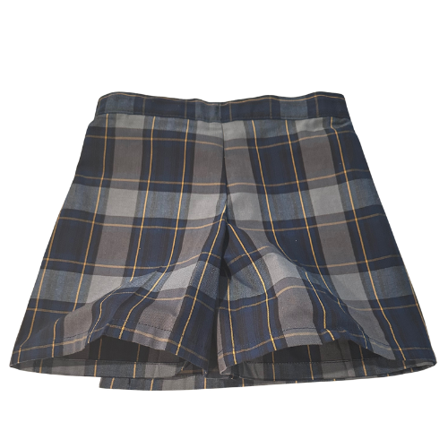 Plaid Pleated Skort