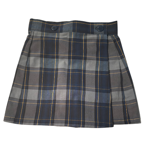 Plaid Pleated Skort