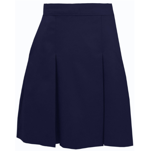 At The Knee Kick Pleat Skirt-1034BSR