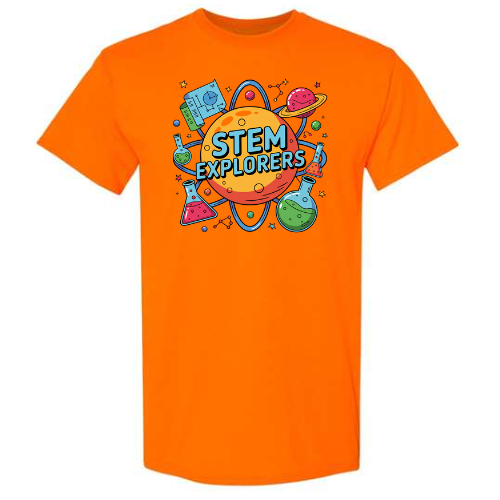 STEM Explorer T-shirt-Orange
